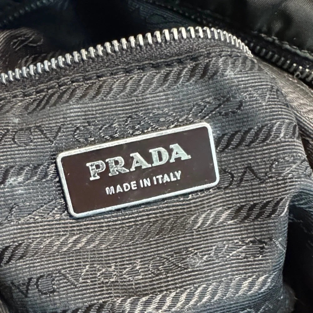 Prada Black Nylon Shoulder Bag - Picture 14 of 16